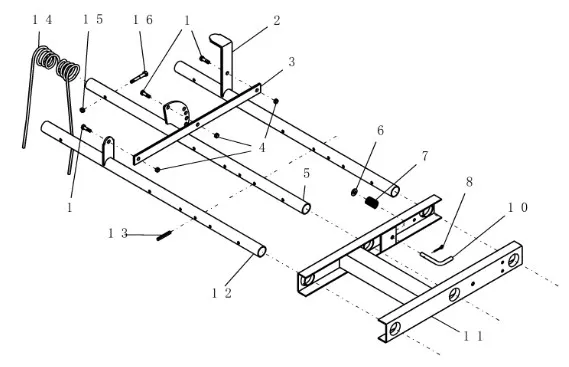 HM-631 - направляющая