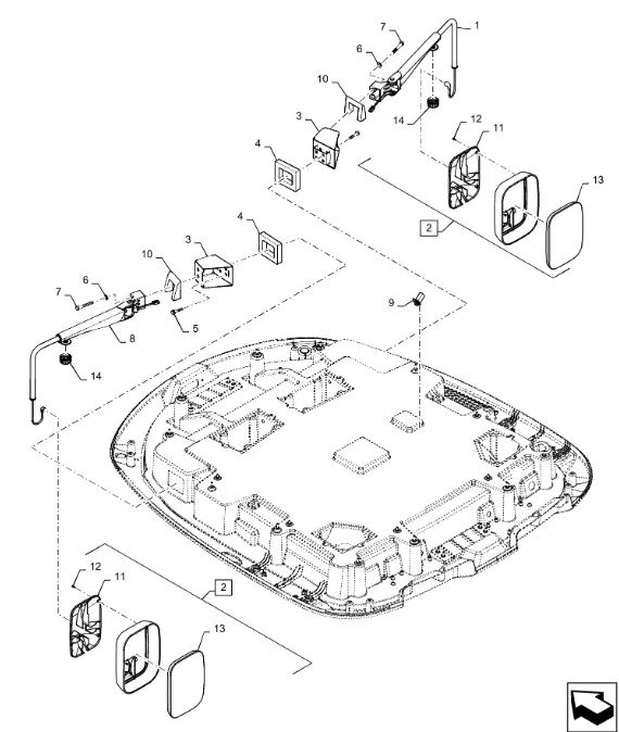 87363082 - кронштейн крепления